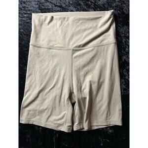 All In Motion Bike Shorts 5" Small Khaki Tan